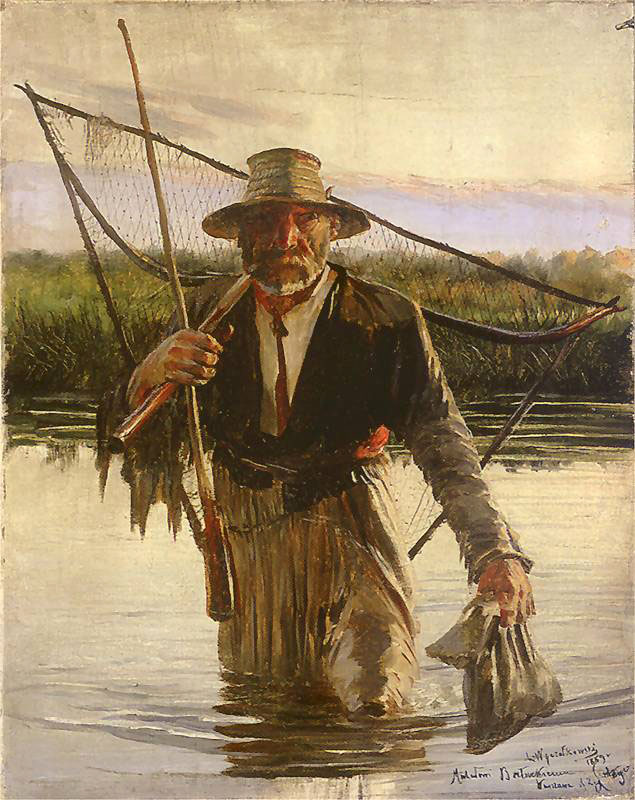 Fisherman Carrying the Crayfish 